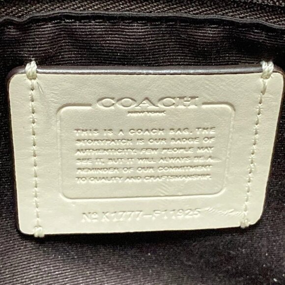 Auth COACH - F11925 Cream Leather Handbag - Picture 8 of 9